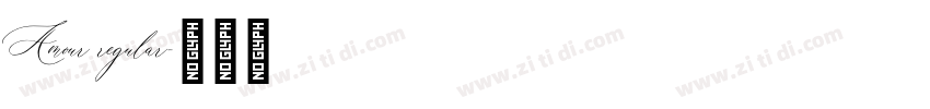 Amour regular字体转换 Amour regular字体转换